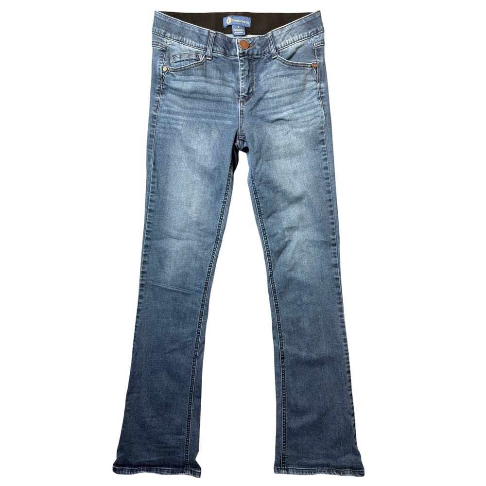 Democracy Jeans Womens 6 Ab'solution Blue Bootcut Stretch B1221F9L834